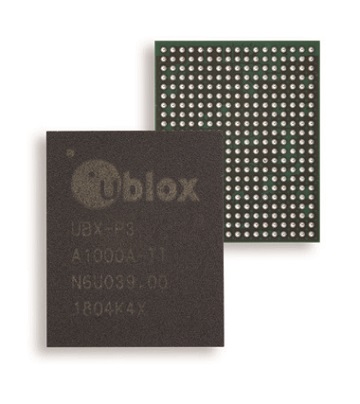 유블럭스, DSRC 기반 최소형 V2X 통신 칩 출시한다
